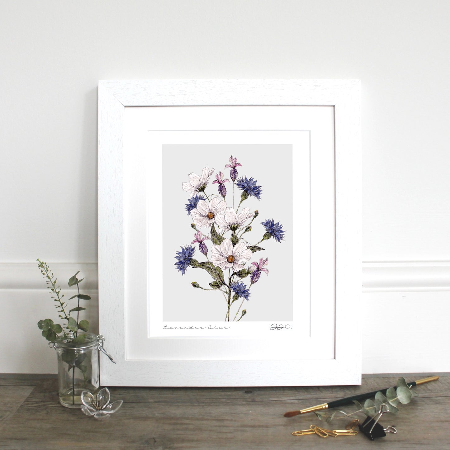Lavender Blue 10x12" Fine Art Print