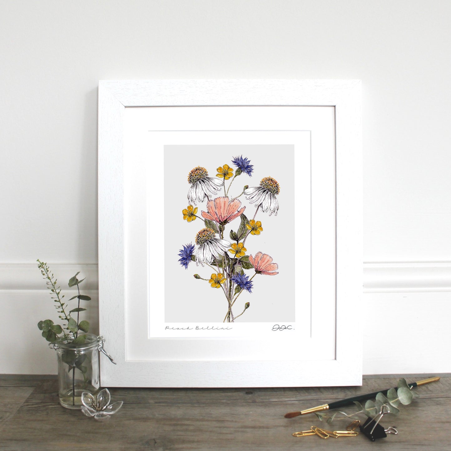Peach Bellini 10x12" Fine Art Print