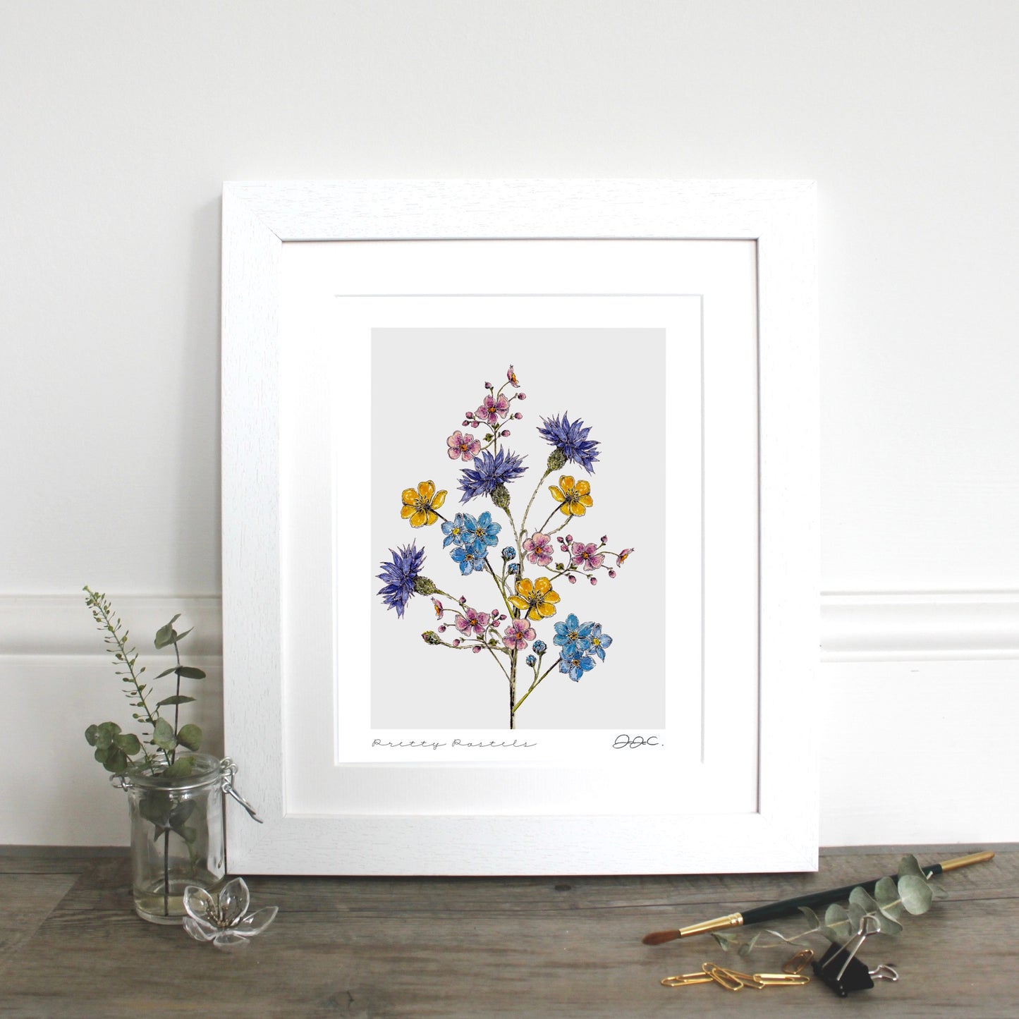 Pretty Pastels 10x12" Fine Art Print