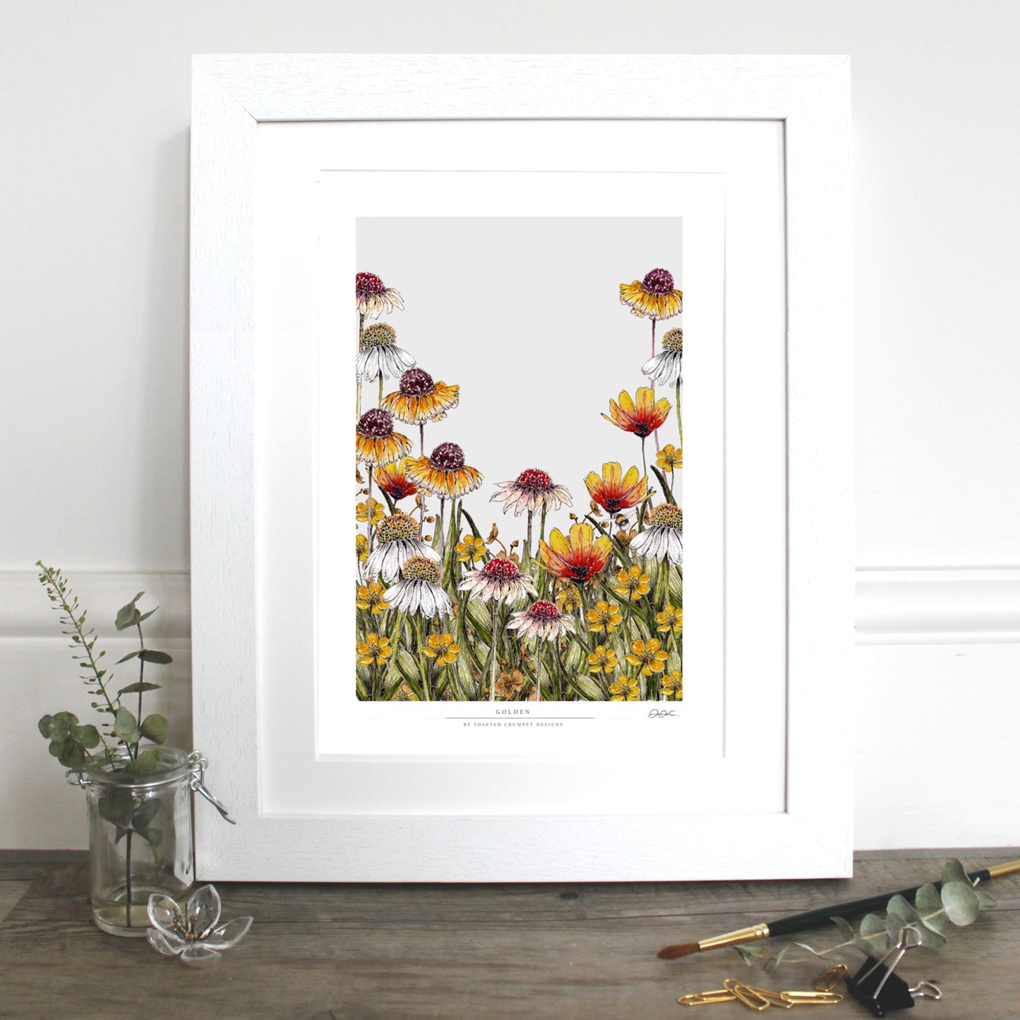 Golden 12x16" Fine Art Print