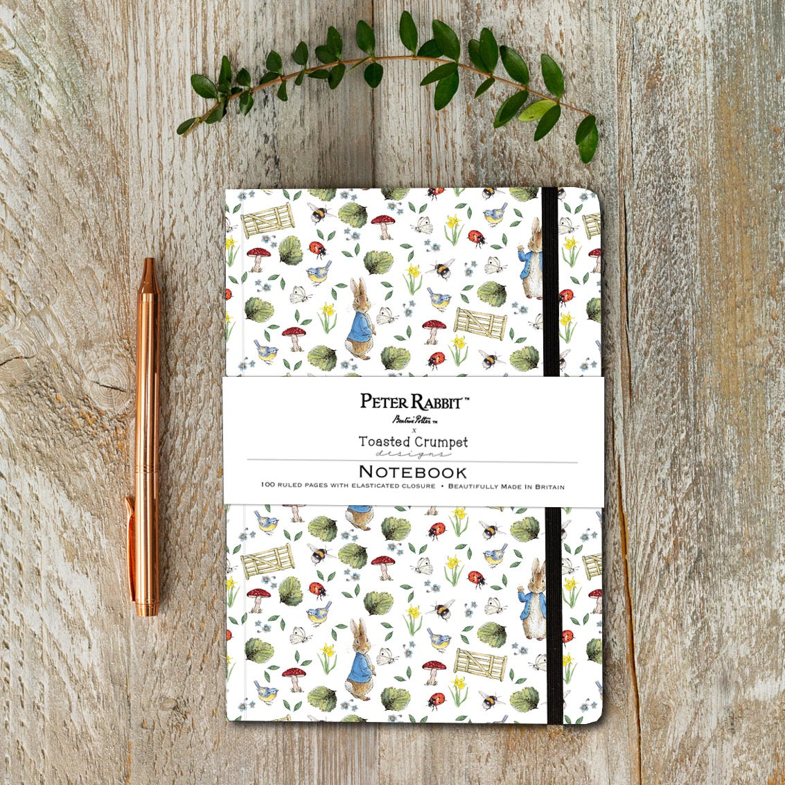 Peter Rabbit "Fresh Meadow Breeze" A5 Notebook