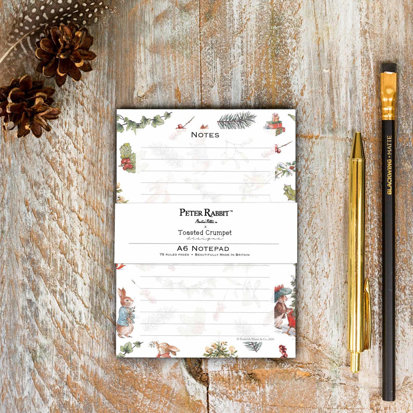 Peter Rabbit "A Winter's Tale" A6 Jotter Notepad