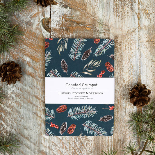 Winter Nights A6 Lined Pocket Notebook
