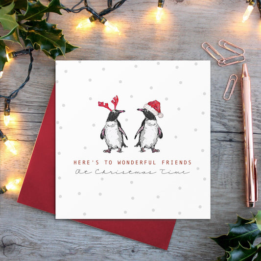 Here's to Wonderful Friends Card (Cello-Free)