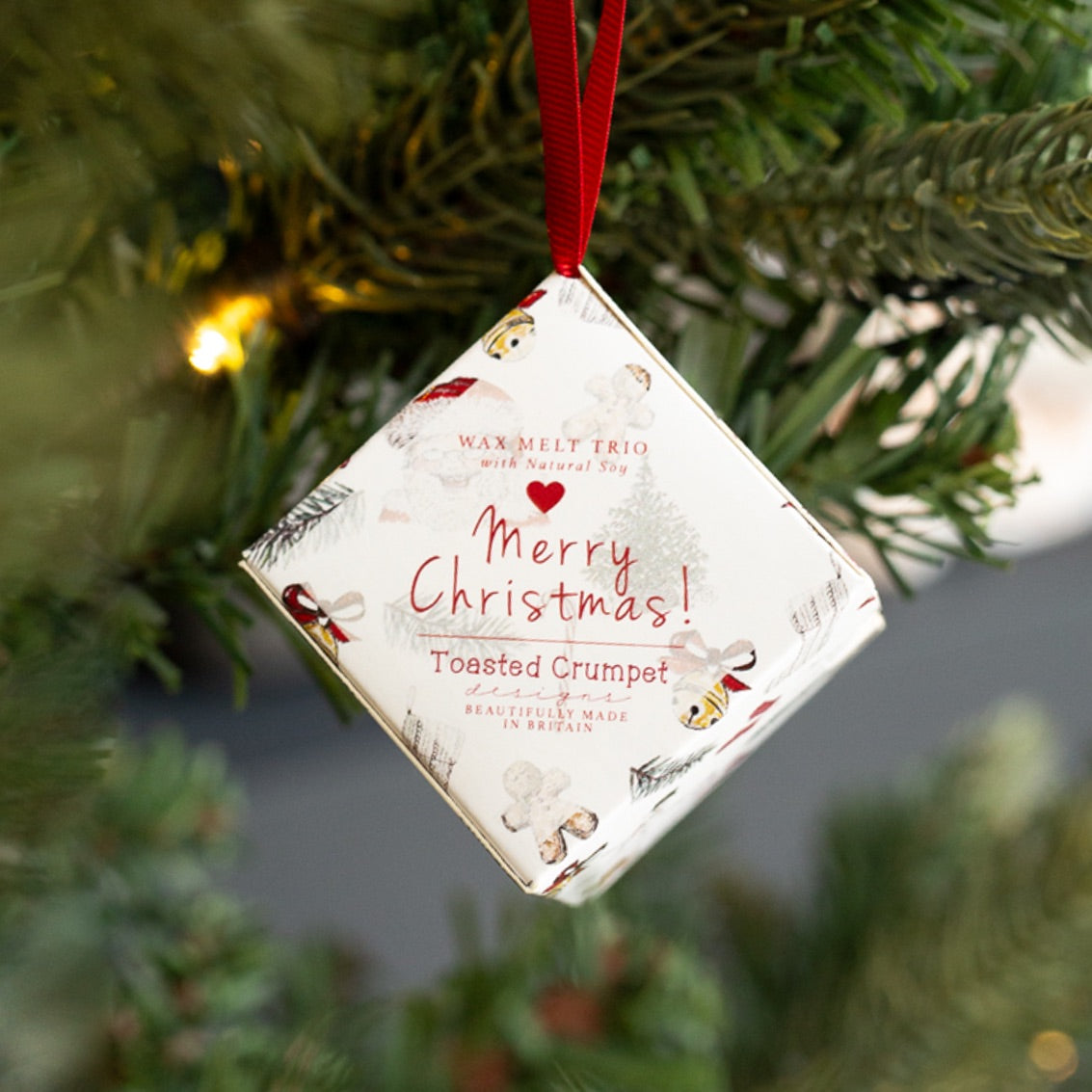 All Things Jolly Christmas Soy Wax Melt Hanging Decoration
