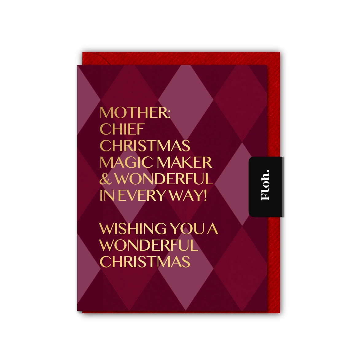 NEW! Mother (Harlequin) Card (Cello-Free) (available for dispatch from August 2026)