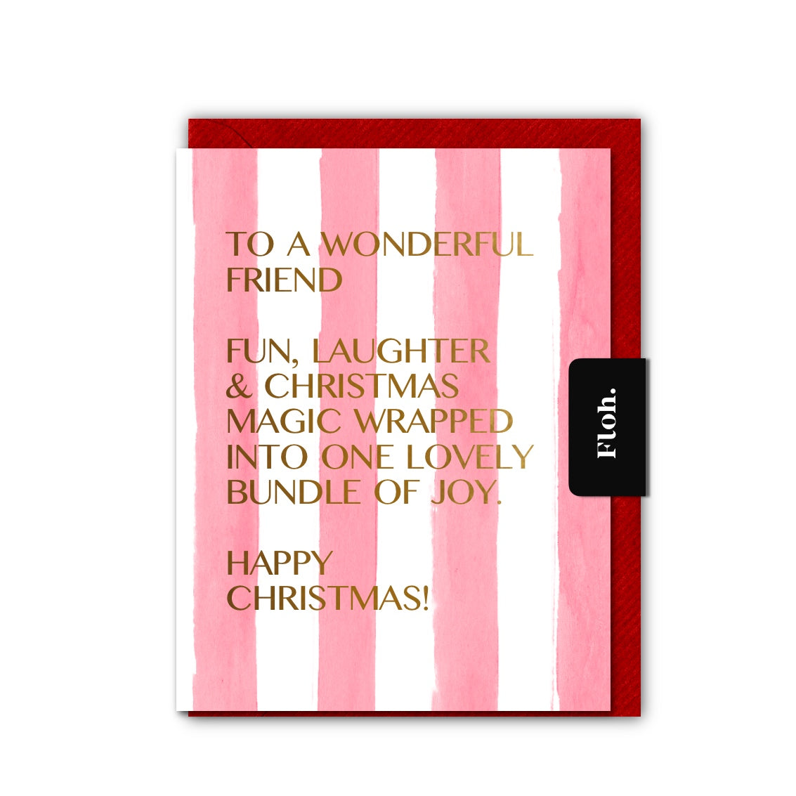 NEW! Friend (Stripes) Card (Cello-Free) (available for dispatch from August 2026)