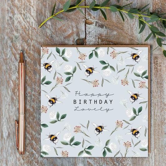 Happy Birthday Lovely Card (Cello-Free)