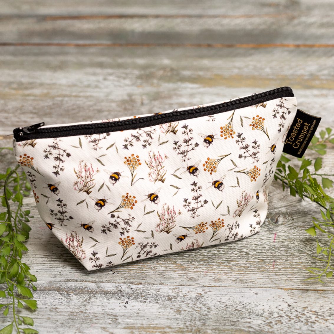 Bee & Honeysuckle (Pure) Makeup Bag