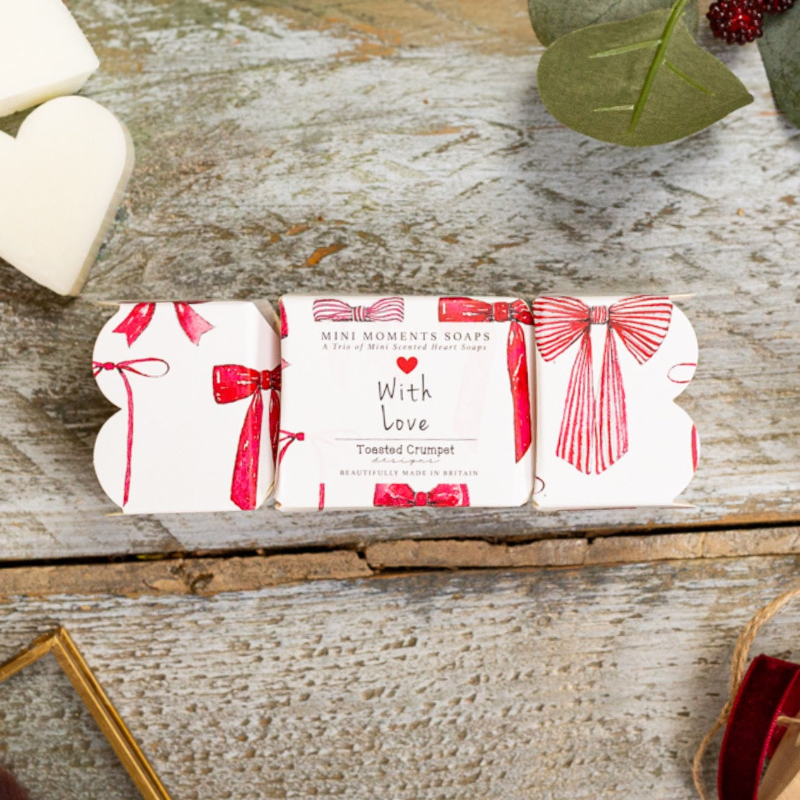 Crimson Velvet Boxed Mini Soaps