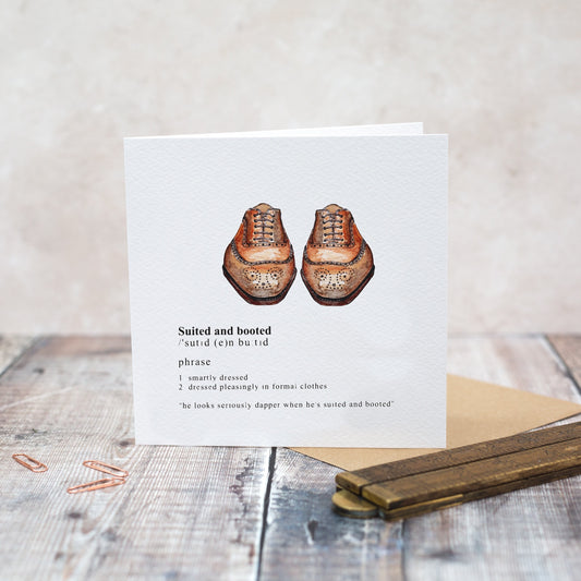 Suited and Booted card