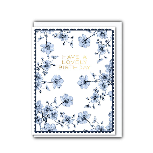 NEW! Have a Lovely Birthday (Chateau) Card (Cello-Free)