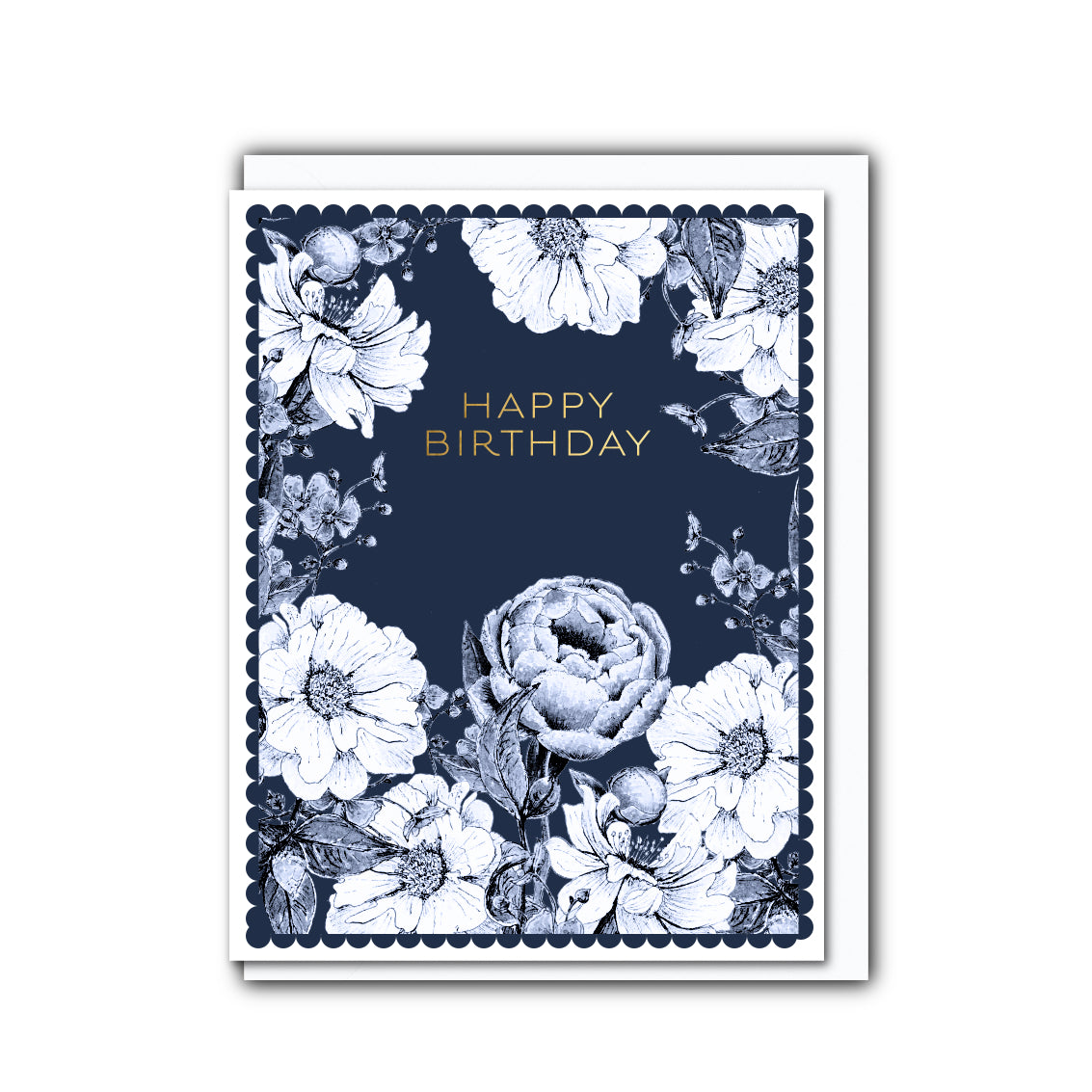 NEW! Happy Birthday (Chateau) Card (Cello-Free)