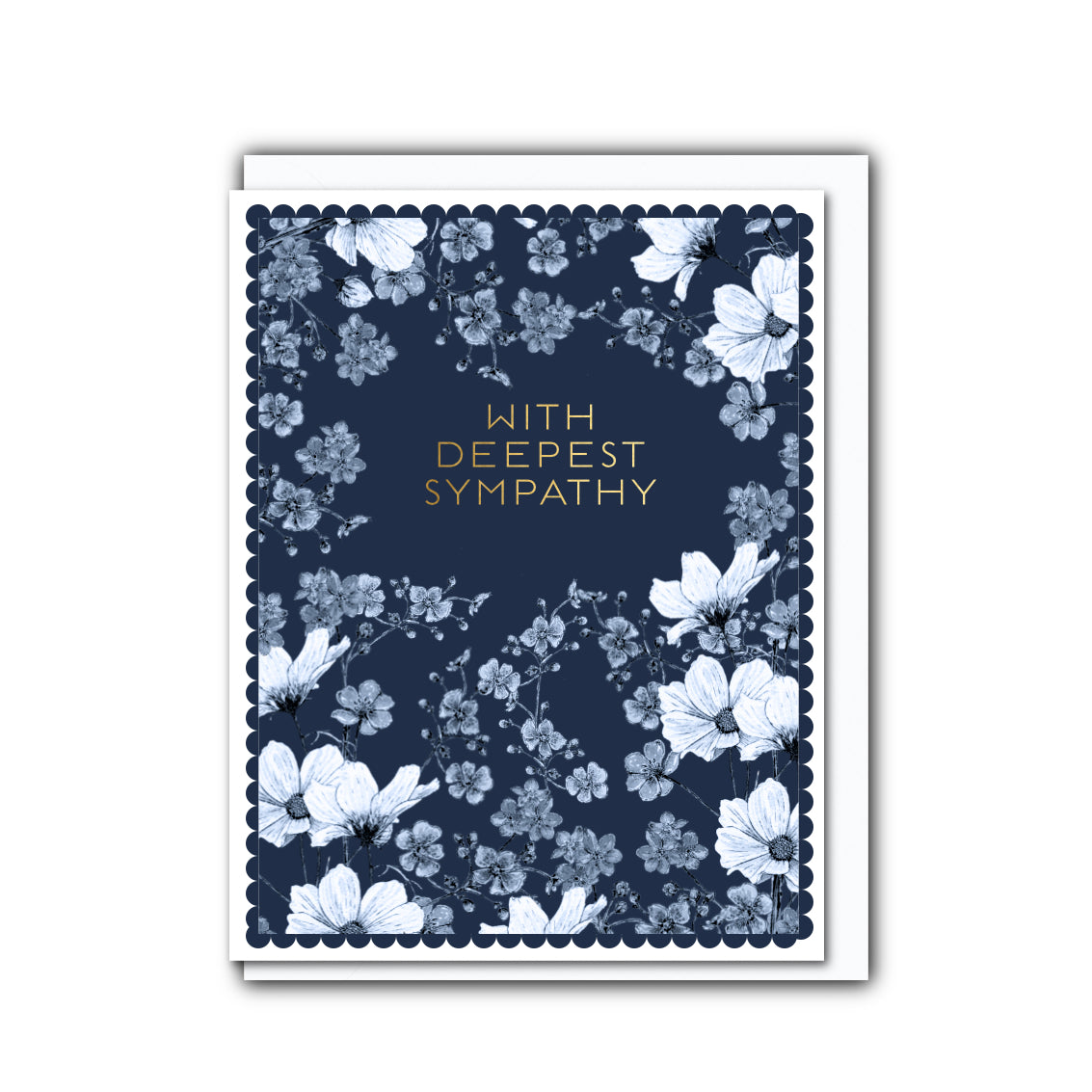 NEW! With Deepest Sympathy (Chateau) Card (Cello-Free)