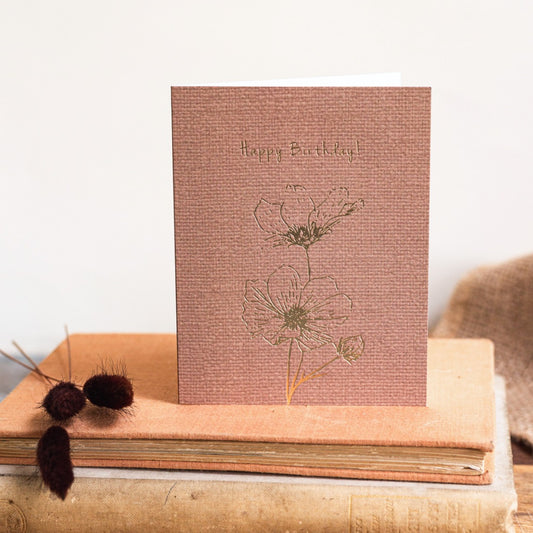 Happy Birthday Card (Cello-Free)