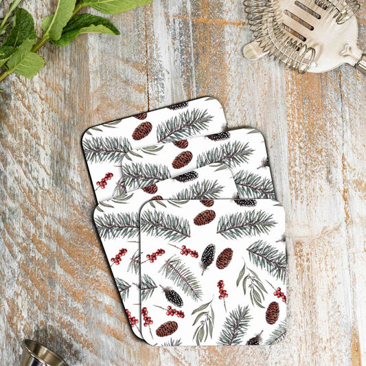 Winter Days Set of 4 Coasters