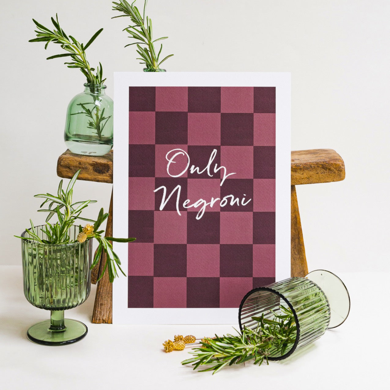 NEW! Only Negroni A4 Digital Print