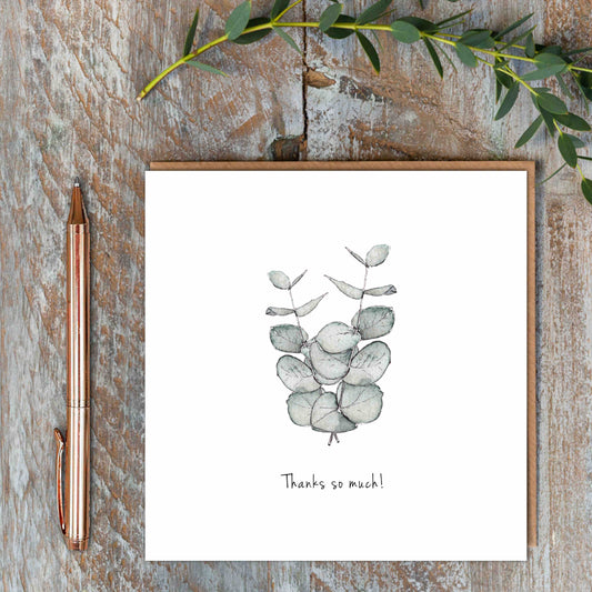 Thanks So Much Card (Cello-Free)