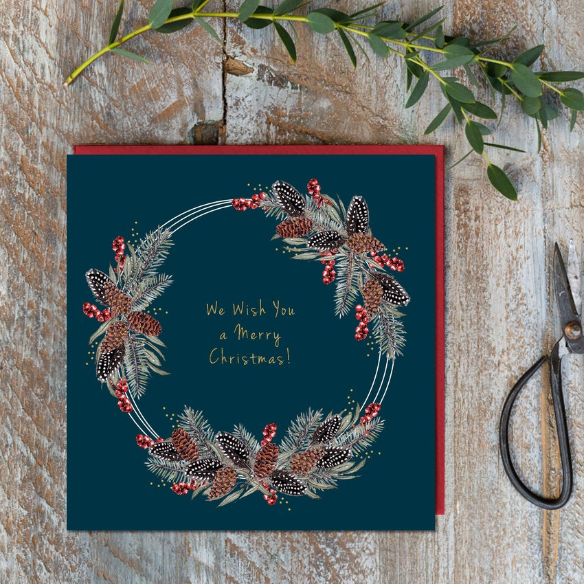 We Wish You a Merry Christmas Card (Cello-Free)