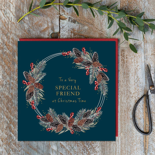To A Very Special Friend at Christmas Time Card (Cello-Free)