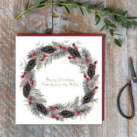 Merry Christmas From Across the Miles Card (Cello-Free)