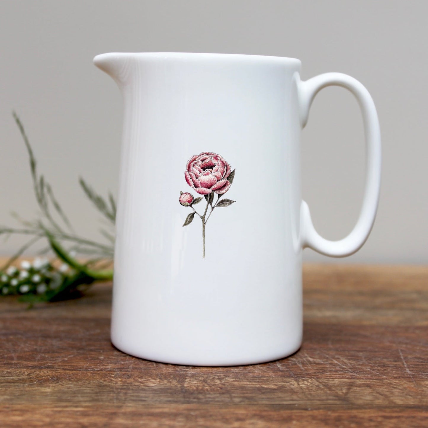 Peony Half Pint Jug in Gift Box