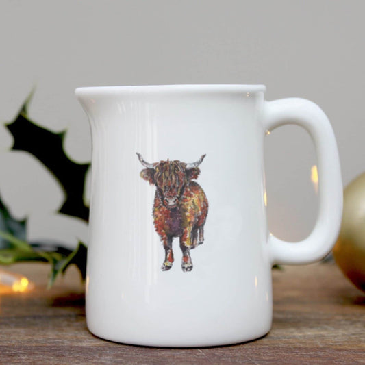 Highland Cow Mini Jug in a Gift Box