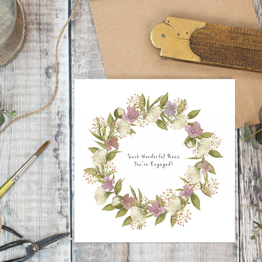 Such Wonderful News You're Engaged Card (Cello-Free)