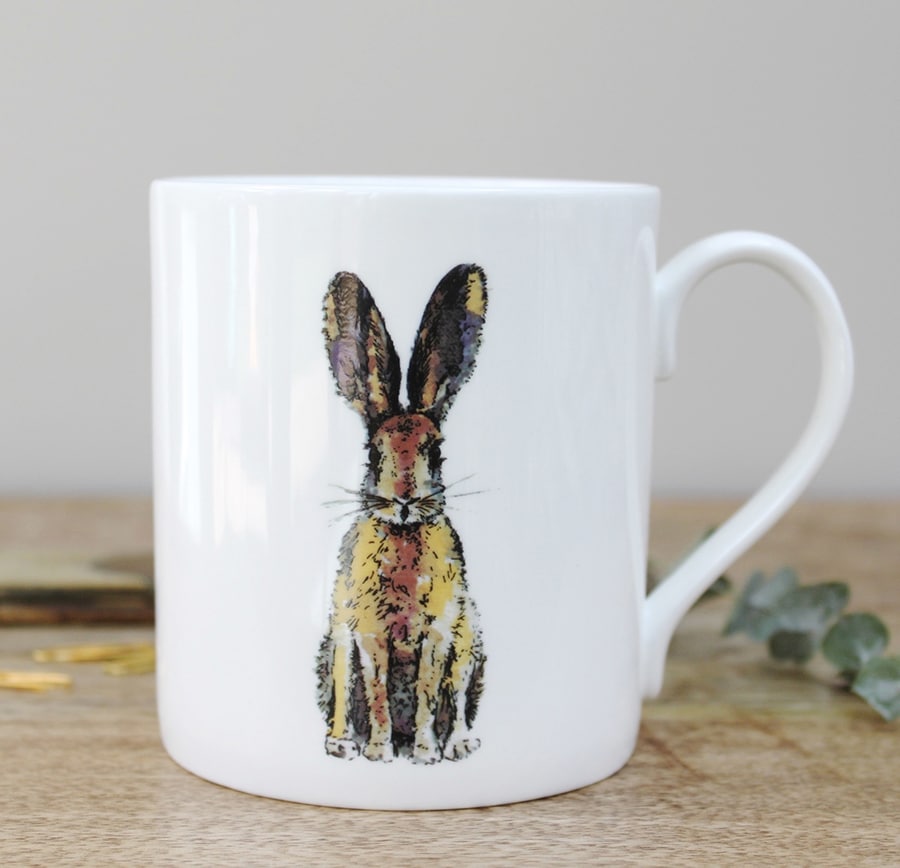 Hare Mug in a Gift Box