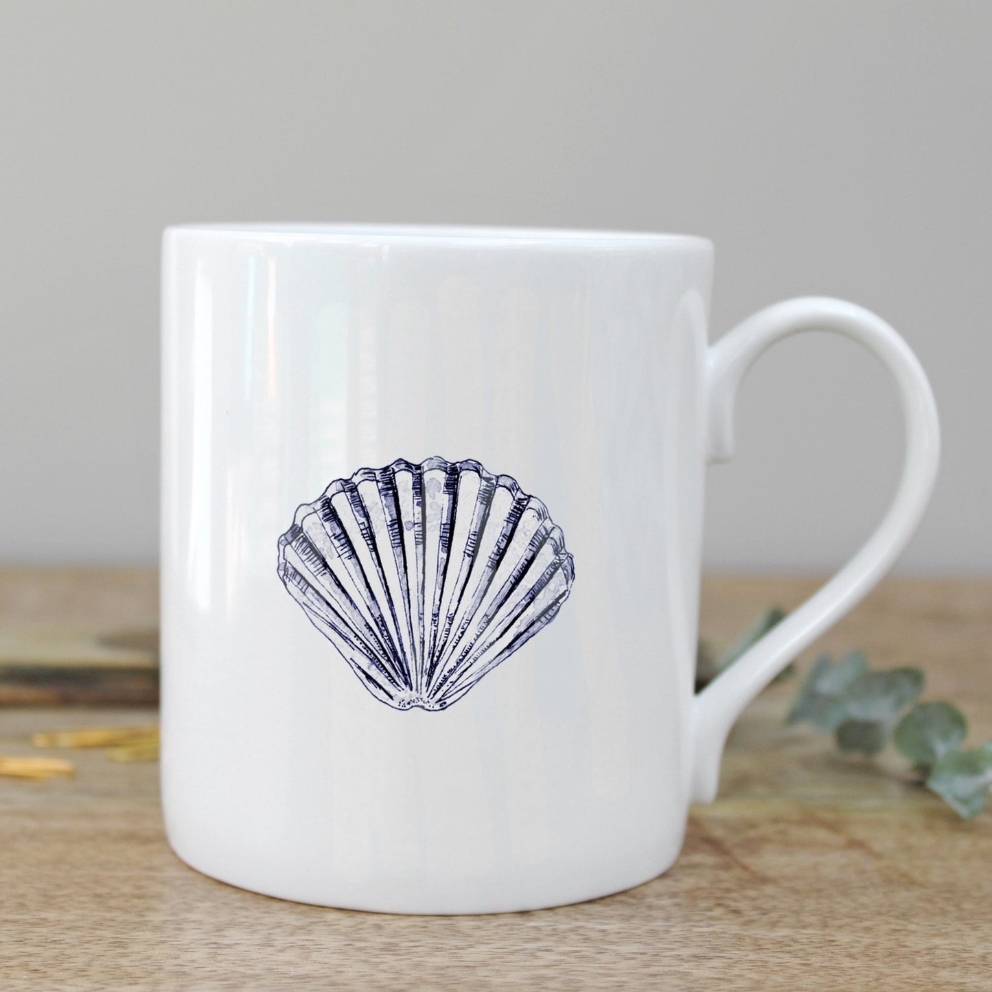 Scallop Shell Mug in a Gift Box
