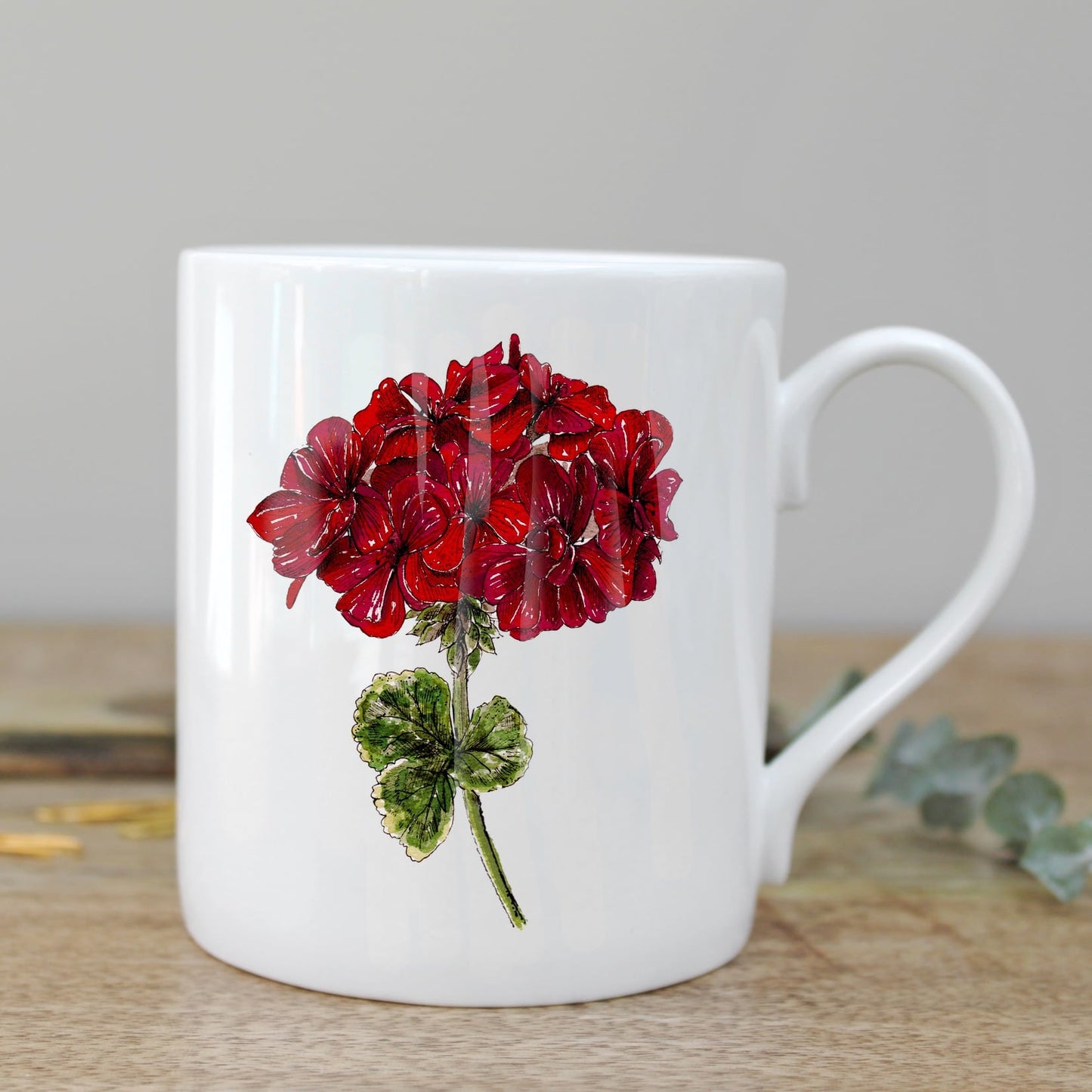 Geranium Mug in a Gift Box