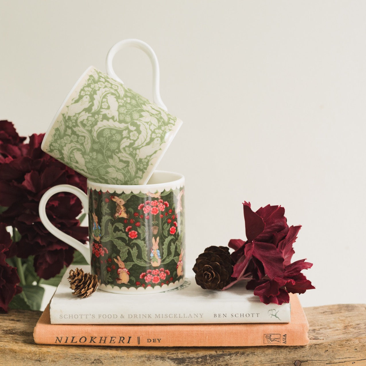 Peter Rabbit "The Vegetable Thief" (Sage Green) Mug