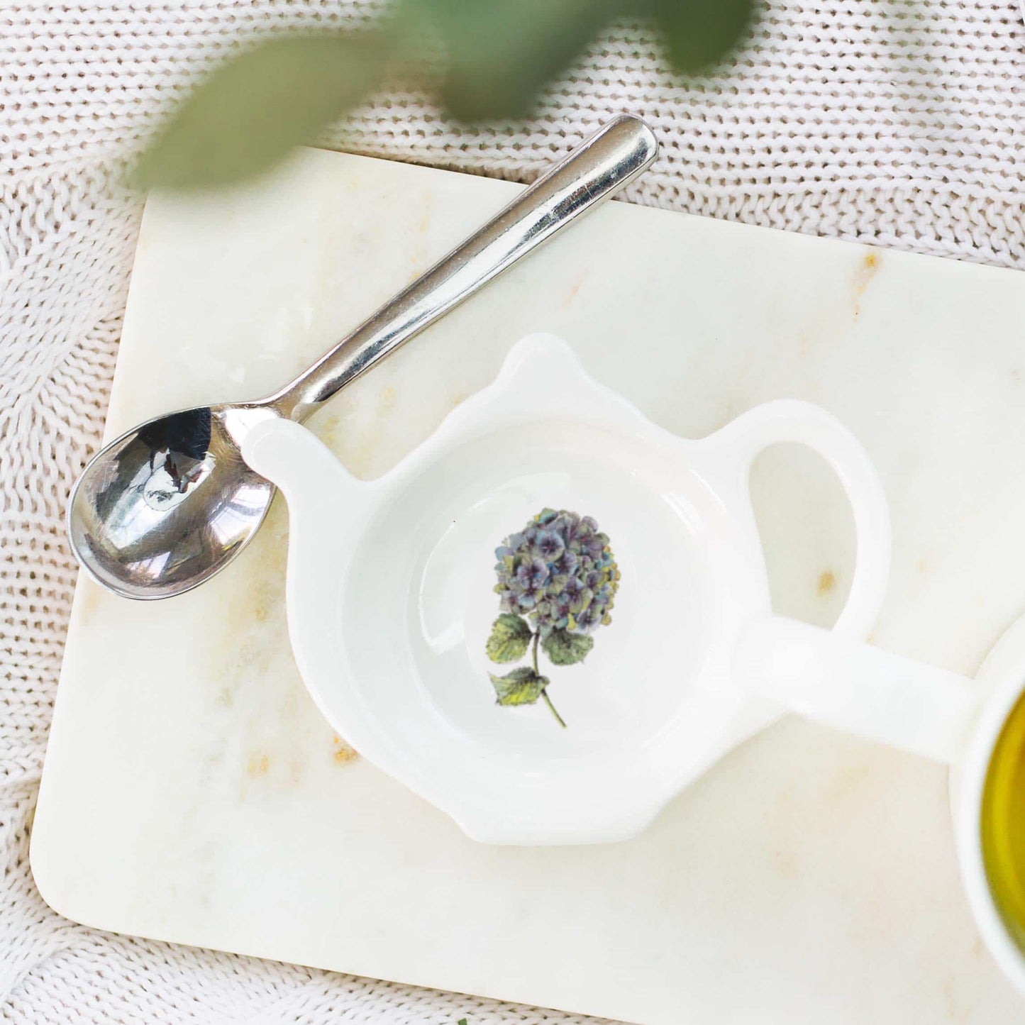 Hydrangea Tea Tidy in a Gift Box