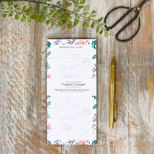 Flamingo Magnetic Shopping List