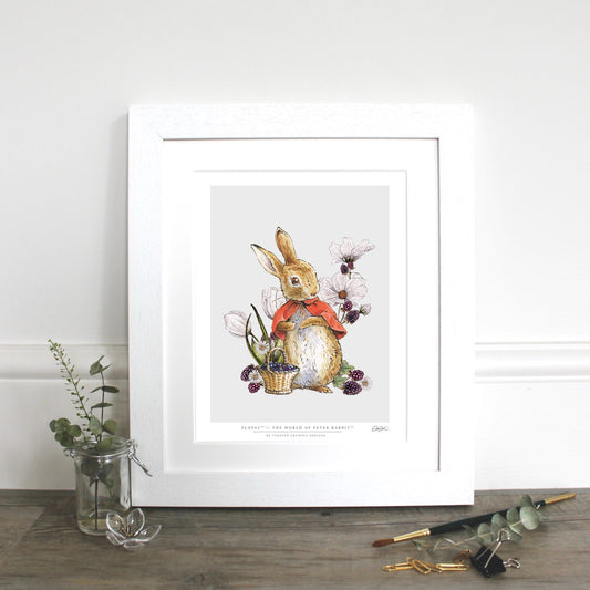 Flopsy 10x12" Mounted Fine Art Print