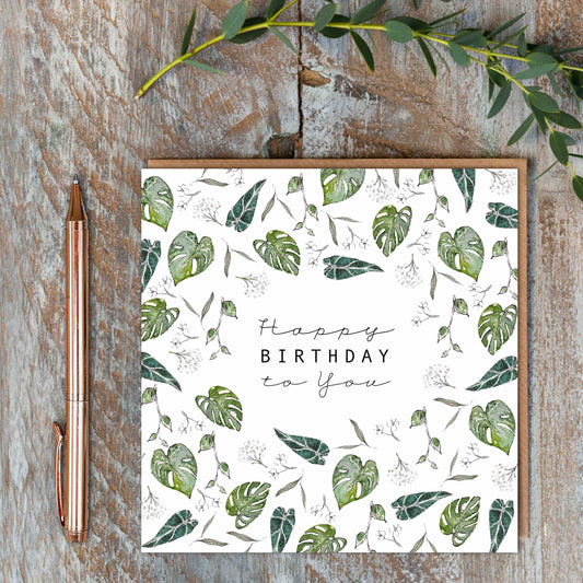 Happy Birthday to You Card (Cello-Free)