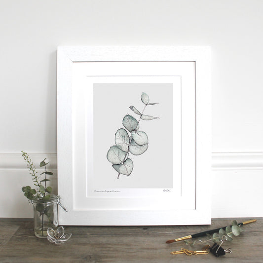Eucalyptus 10x12" Mounted Fine Art Print