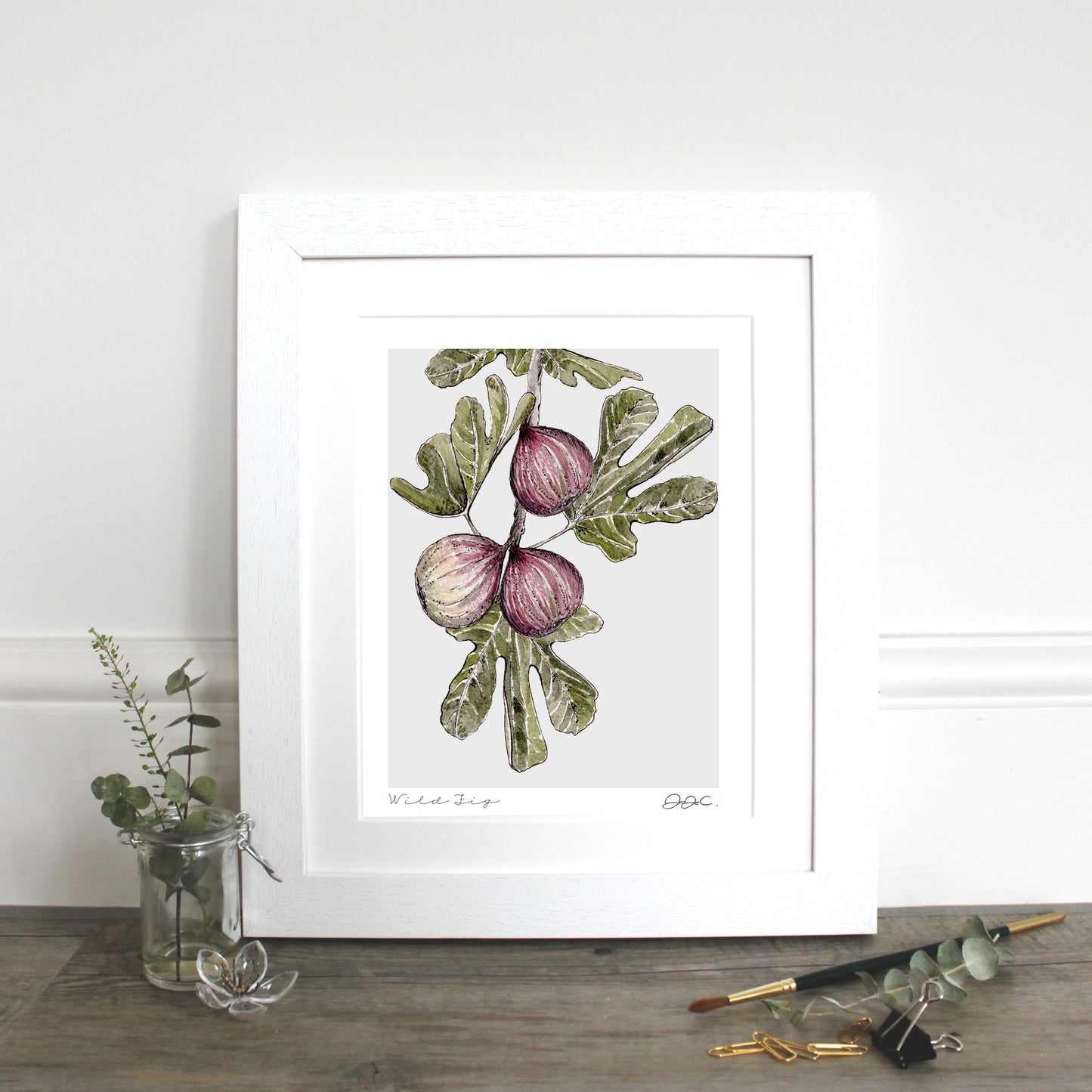 Wild Fig 10x12" Mounted Fine Art Print
