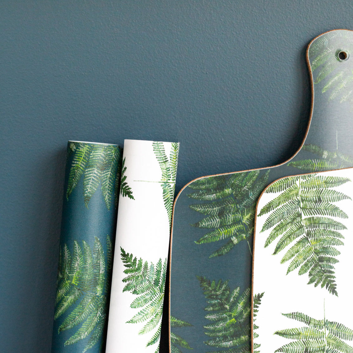 Woodland Fern Large Double Sided Chopping Board