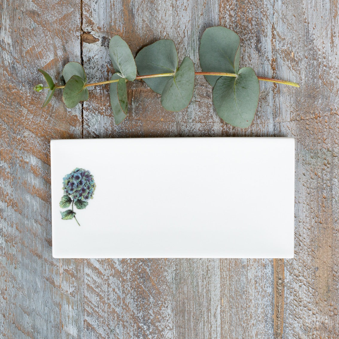 Hydrangea Rectangular Soap Dish