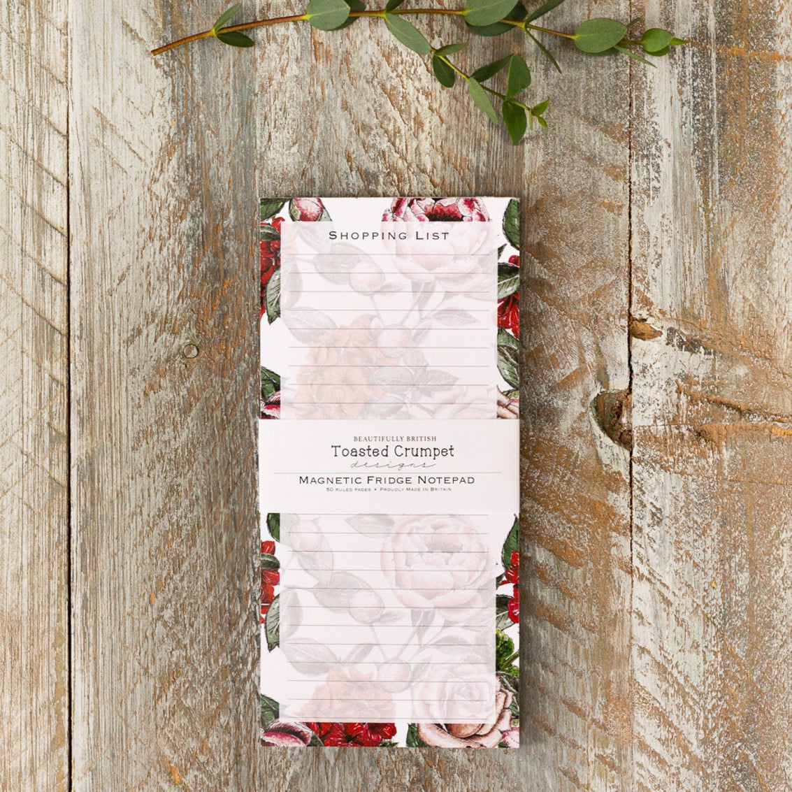 In Full Bloom Magnetic Shopping List