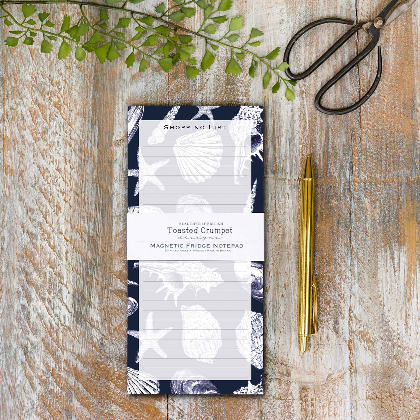 Inky Shells Magnetic Shopping List