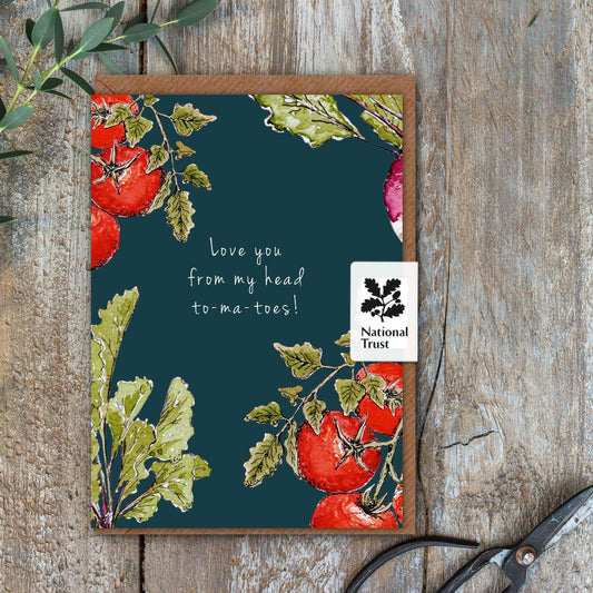 Love You From My Head To-ma-toes Card (Cello-Free)