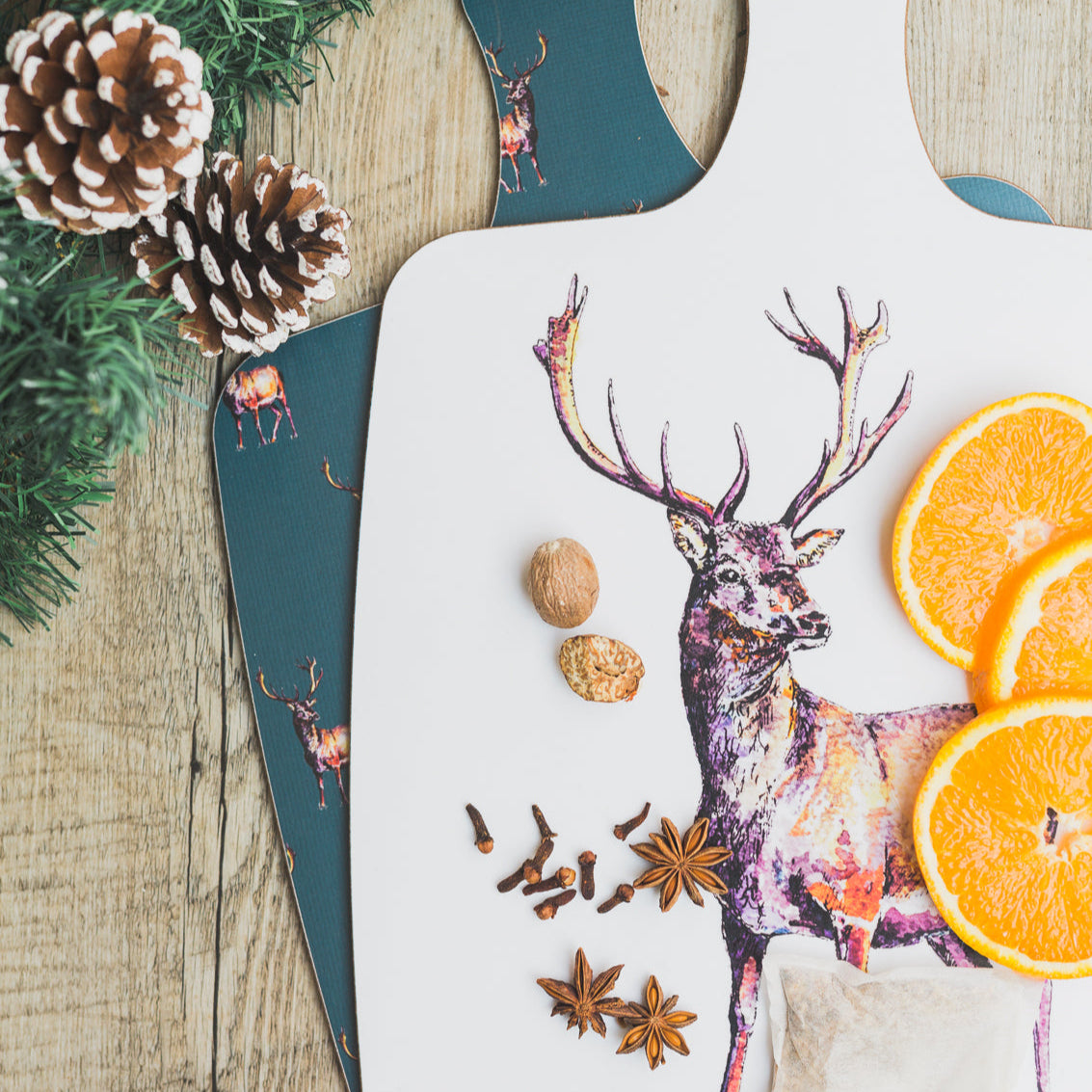 Stag Large Double Sided Chopping Board