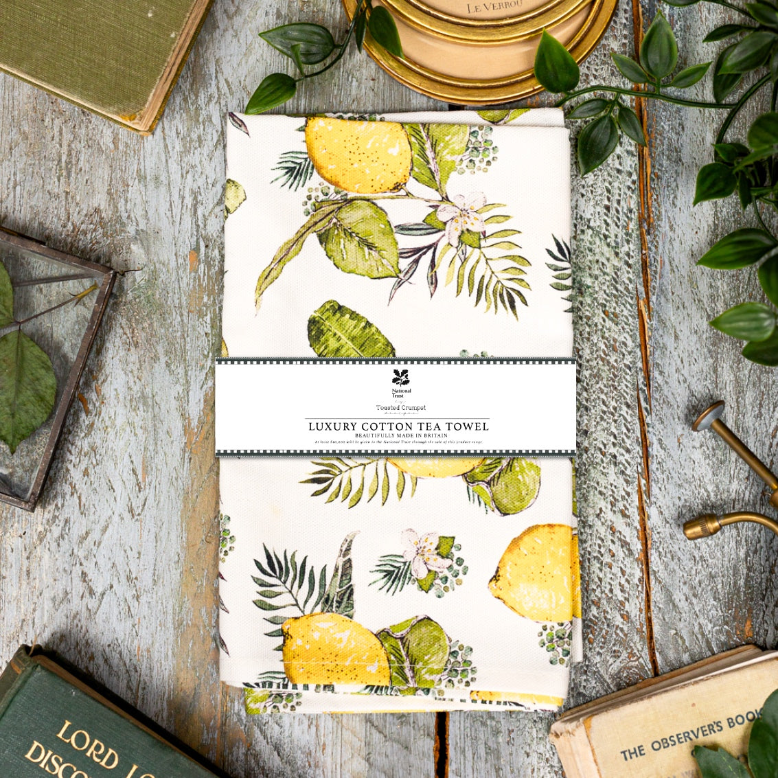 NEW! Lemon (Pure) Tea Towel