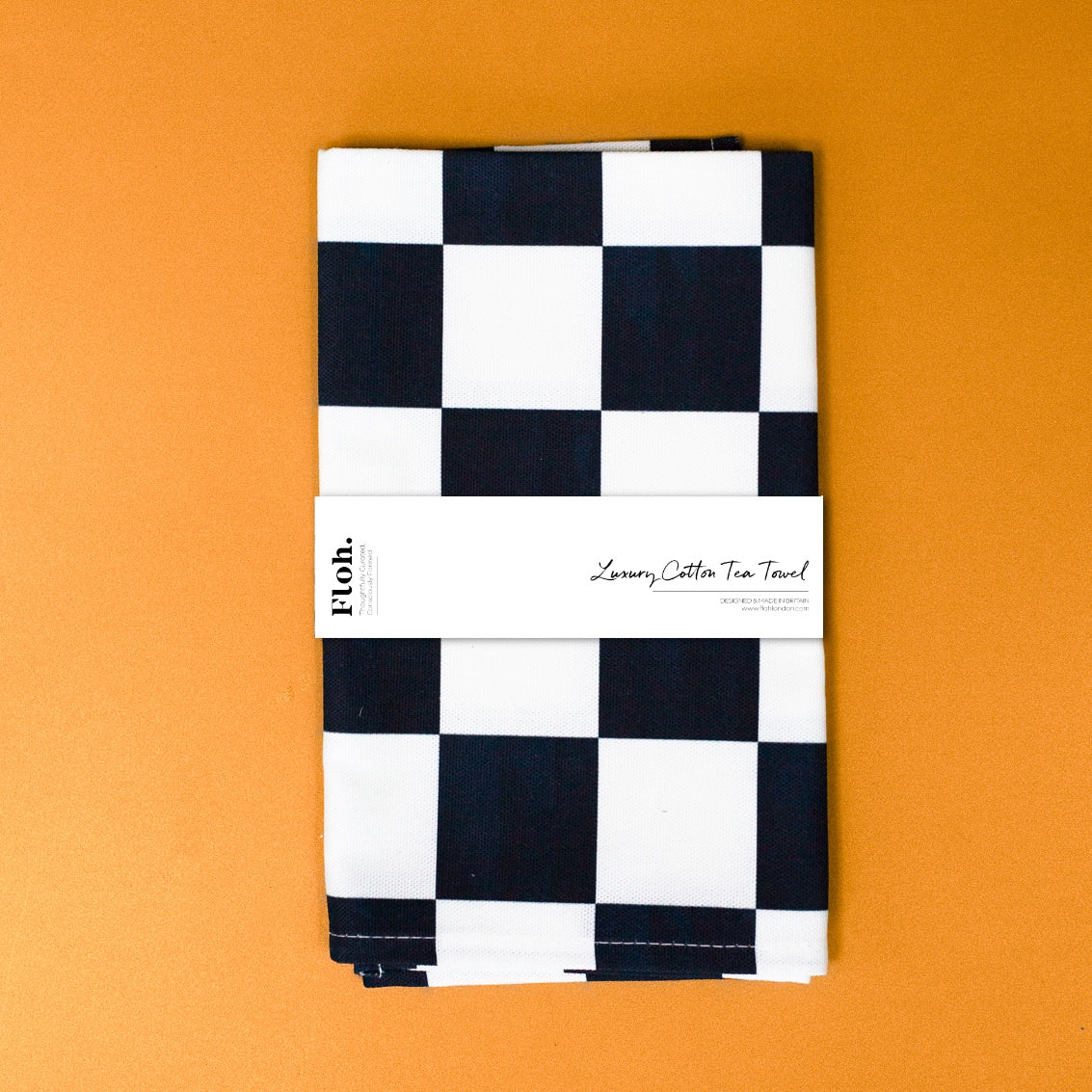 NEW! Espresso (Checkerboard) Tea Towel