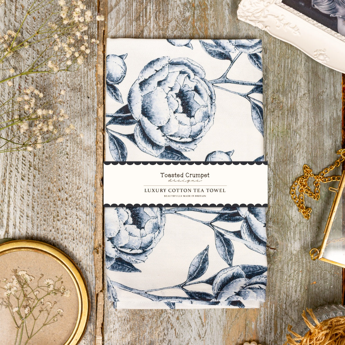 NEW! Chateau (Rose de Provence) Tea Towel