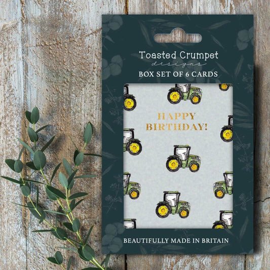 Happy Birthday! (Tractors) Set of 6 Cards