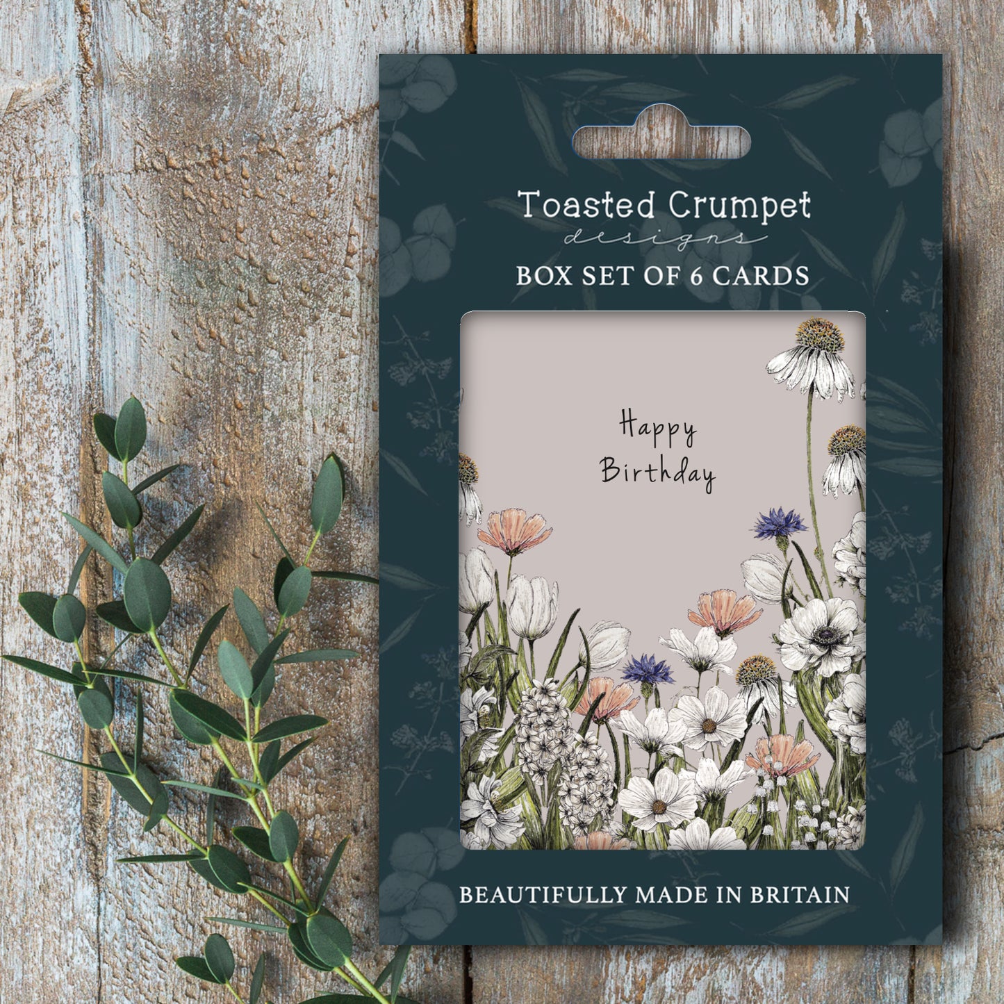 Happy Birthday (Wildflower Meadows) Set of 6 Cards (available for dispatch from August 2026)