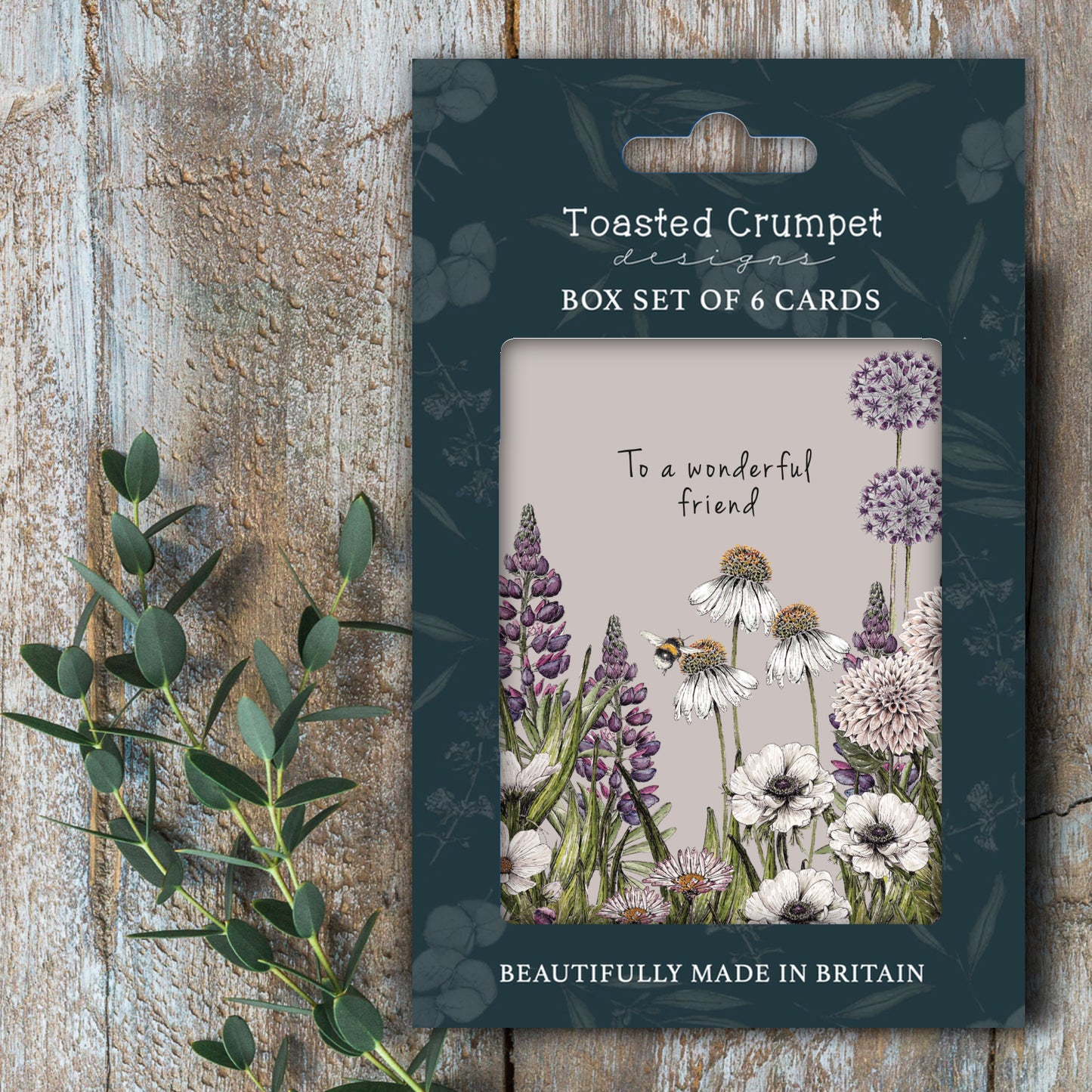 To a Wonderful Friend (Wildflower Meadows) Set of 6 Cards (available for dispatch from August 2026)